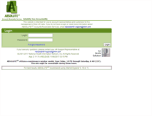 Tablet Screenshot of absolutear.nhin.com